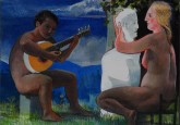 Gypsy and the stone 2007 12x 16