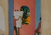 Stanzas 2007 25x18 Egg Tempera on Panel
